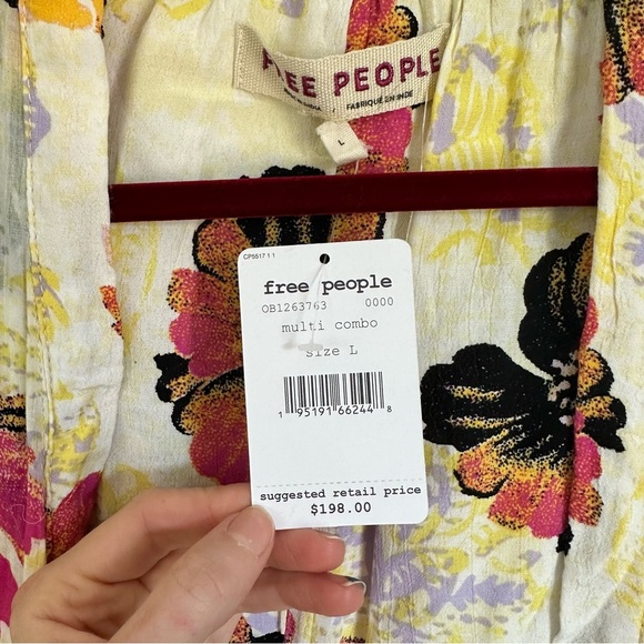 NWT Free People Jorja Floral Duster, Stevie Nicks, Boho Summer - Picture 4 of 16